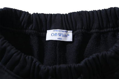 OFF-WHITE Off Logo Print Swim Shorts